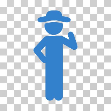 Beyefendi teklif vektör simgesi