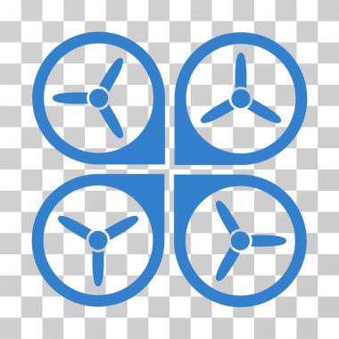 Quadrotor vektör simgesi