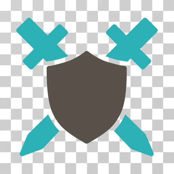 Guard Shield vektorové ikony — Stockový vektor