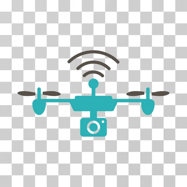 Rádió kamera Airdrone Vector Icon — Stock Vector