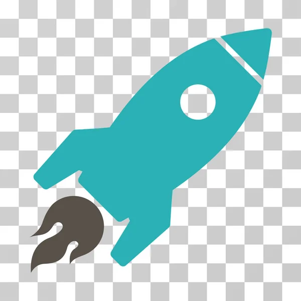 Symbol für den Raketenstart — Stockvektor