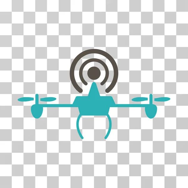 Wifi Repeater Drone Vector Icon — Stock Vector