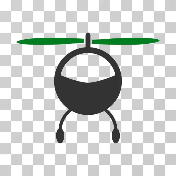 Helicopter Vector Icon — Stock Vector