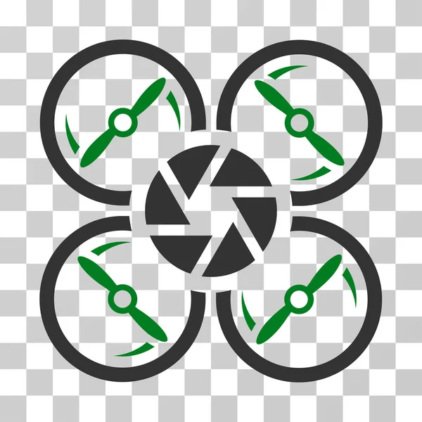 Obturador Drone Vector Icono — Archivo Imágenes Vectoriales