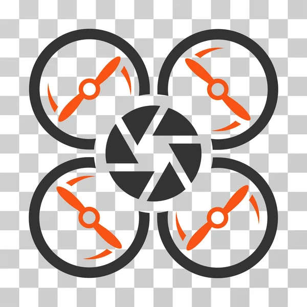 Obturador Drone Vector Icono — Archivo Imágenes Vectoriales