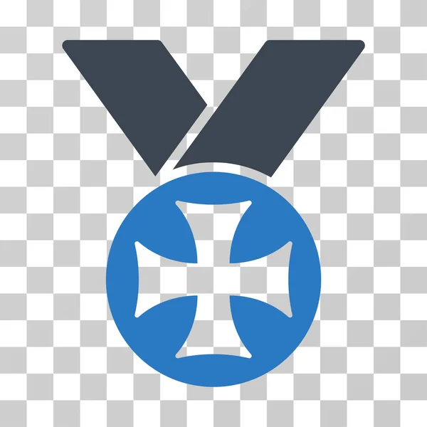 Médaille maltaise Icône vectorielle — Image vectorielle