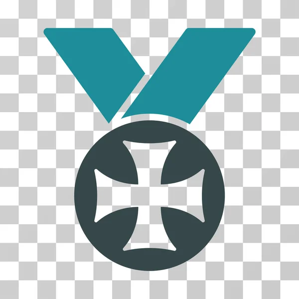 Maltesiska medalj vektor symbol — Stock vektor