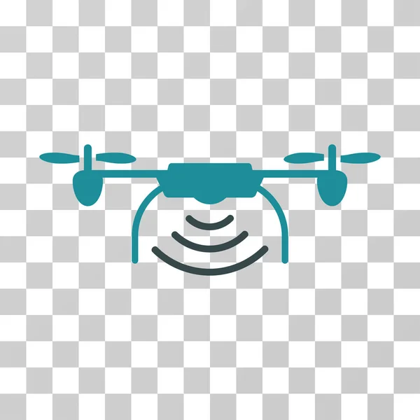 Funksender Airdrone Vektor-Symbol — Stockvektor