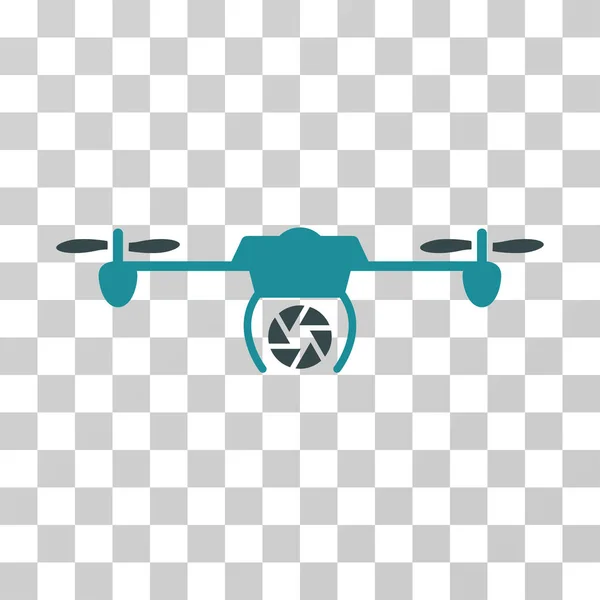 Shutter Spion Airdrone Vektor-Symbol — Stockvektor