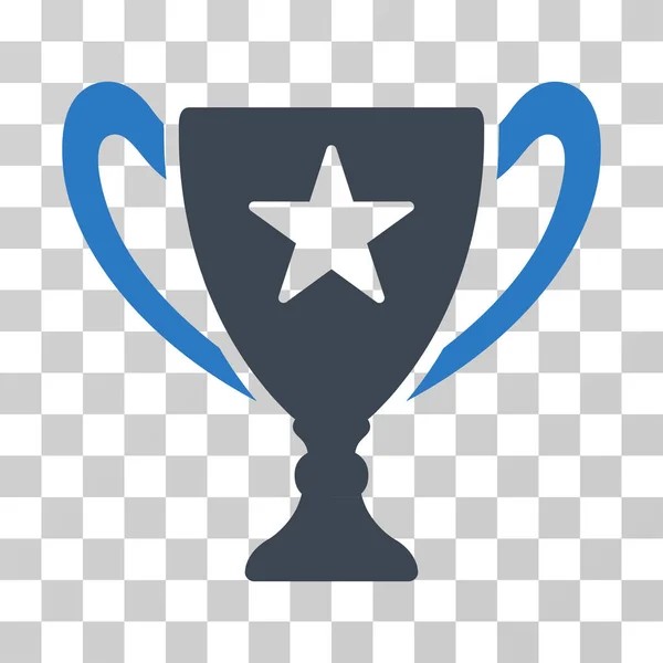 Trofeo taza vector icono — Vector de stock