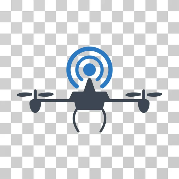 Répéteur Wifi Icône vectorielle de drone — Image vectorielle