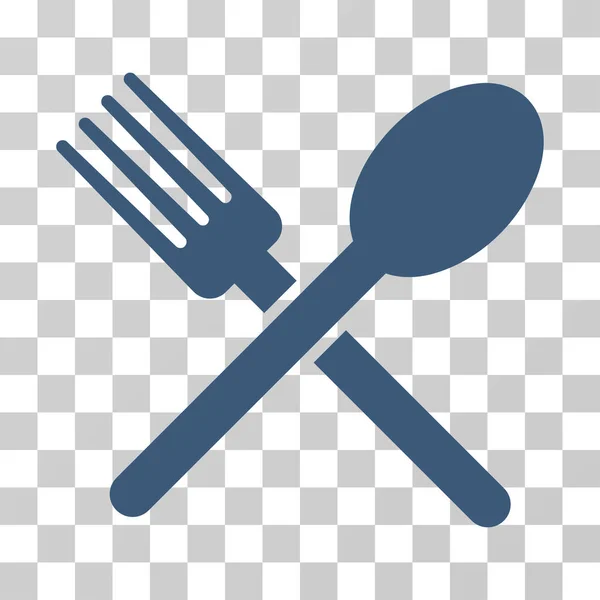 Fork And Spoon Vector Icon — Stock Vector