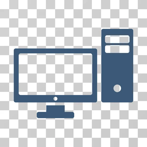 PC icono del vector — Archivo Imágenes Vectoriales