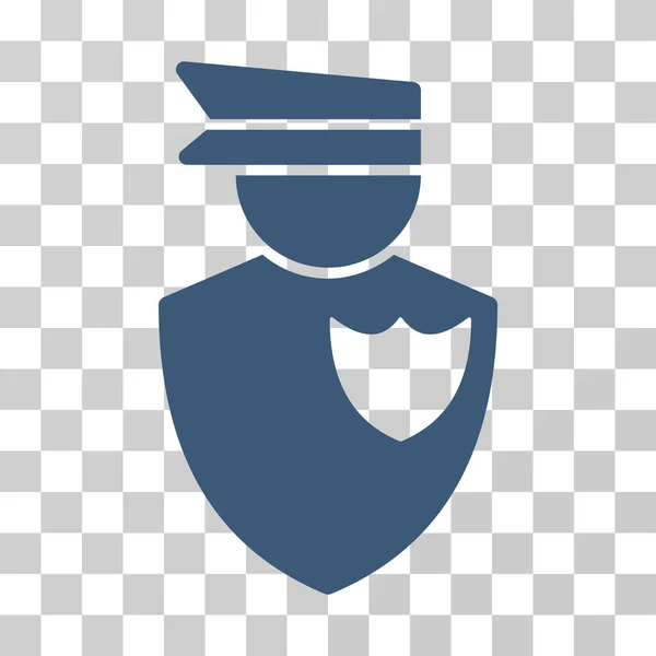 Policeman Vector Icon — Stock Vector