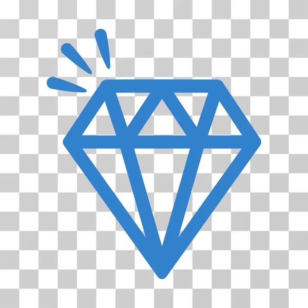 Diamond Crystal wektor ikona — Wektor stockowy