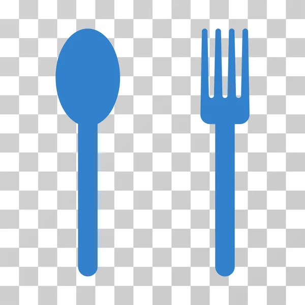 叉子和勺子向量图标 — 图库矢量图片
