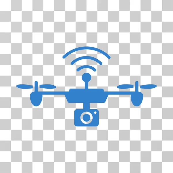 Icône vectorielle Airdrone caméra radio — Image vectorielle
