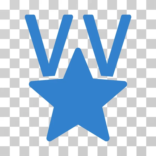 Vitória Star Award Vector ícone —  Vetores de Stock
