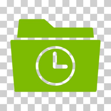 Geçici klasör vektör simgesi