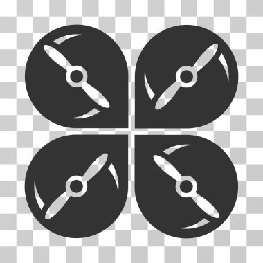 Airdrone vida döndürme vektör simgesi