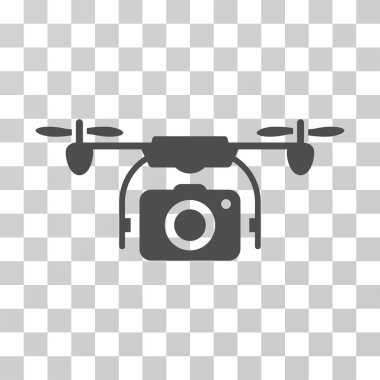 kamera drone vektör simgesi