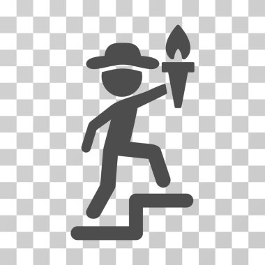 Beyefendi lideri vektör simgesi