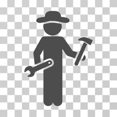 Beyefendi asker vektör simgesi