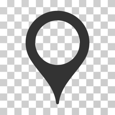 Harita işaretleyici vektör simgesi