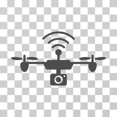 Radyo kamera Airdrone vektör simgesi