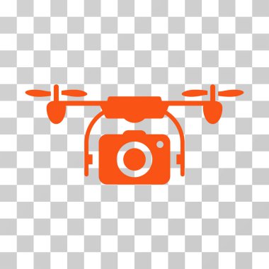 kamera drone vektör simgesi