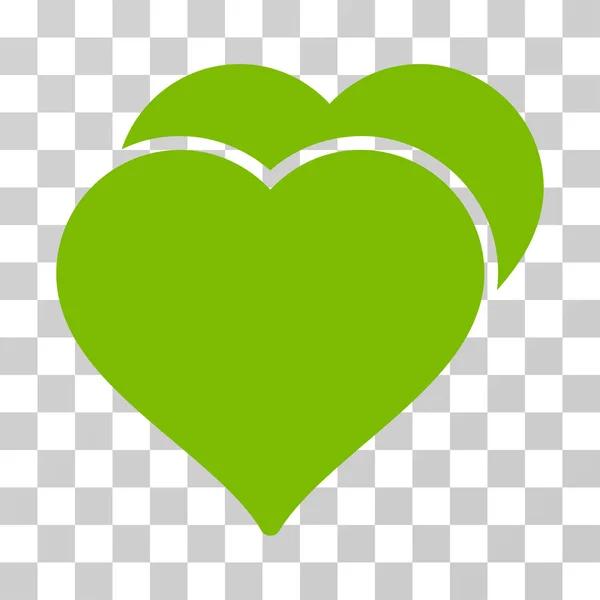 Love Hearts Vector Icon — Stock Vector