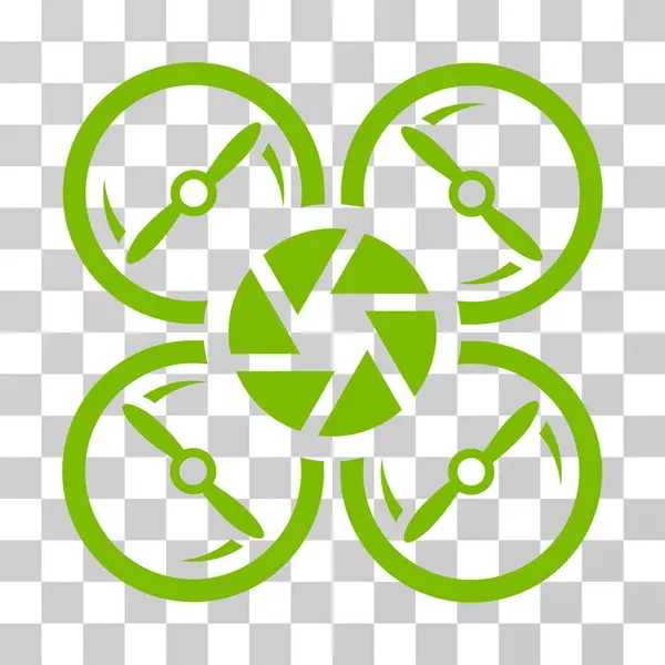 Obturador Drone Vector Icono — Archivo Imágenes Vectoriales