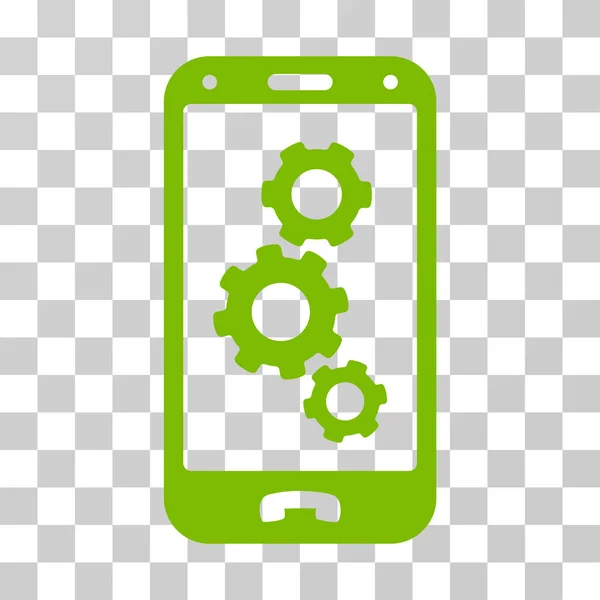 Vektorsymbol für Smartphone-Einstellungen — Stockvektor