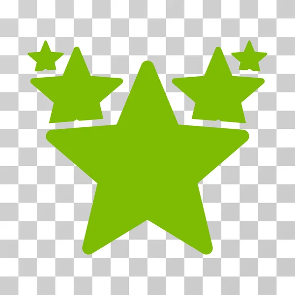 Estrellas golpeó desfile Vector icono — Vector de stock
