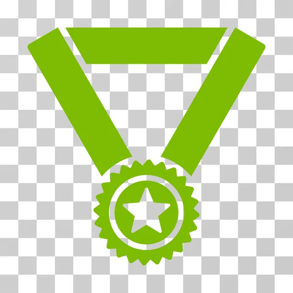 Ganador medalla vector icono — Vector de stock