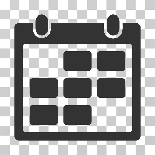 Miesiąca kalendarzowego wektor ikona — Wektor stockowy