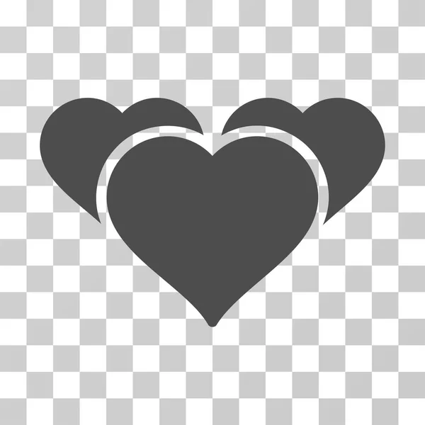 Favourite Hearts Vector Icon — Stock Vector