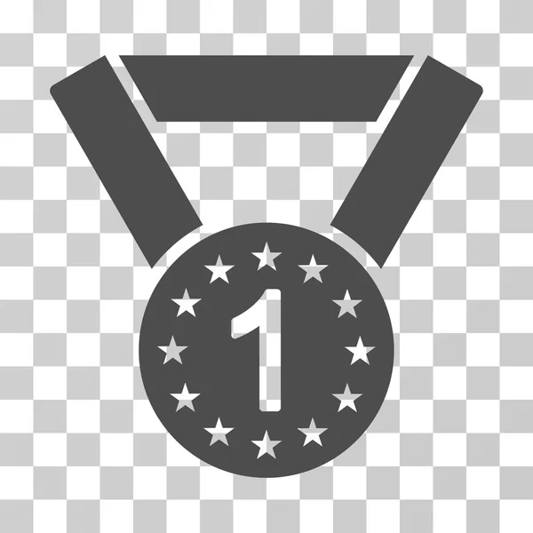 First Medal Vector Icon — Stock Vector