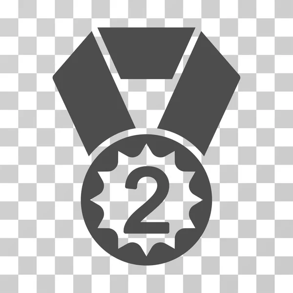 Second Place Vector Icon — Stock Vector