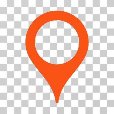 Harita işaretleyici vektör simgesi