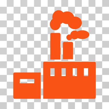 Smoking Factory Vector Icon clipart