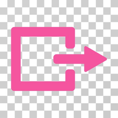 Çıkış vektör simgesi