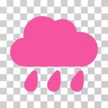 yağmur bulutu vektör simgesi