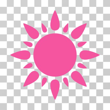 Güneş vektör simgesi