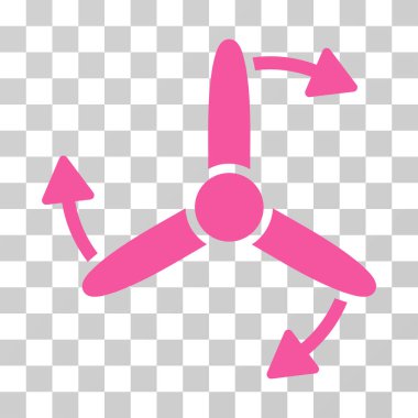 Üç uçlu vidalı döndürme vektör simgesi