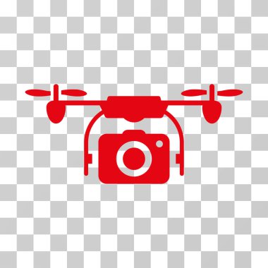 kamera drone vektör simgesi