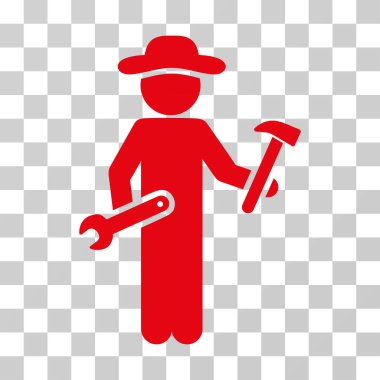 Beyefendi asker vektör simgesi