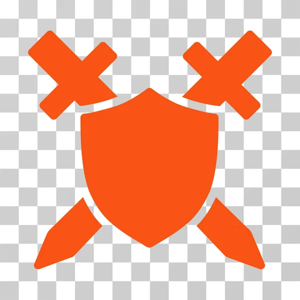 Guard Shield vektorové ikony — Stockový vektor