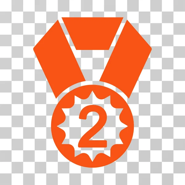 Second Place Vector Icon — Stock Vector