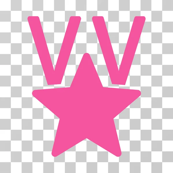 Star Victory Award Vector Icône — Image vectorielle